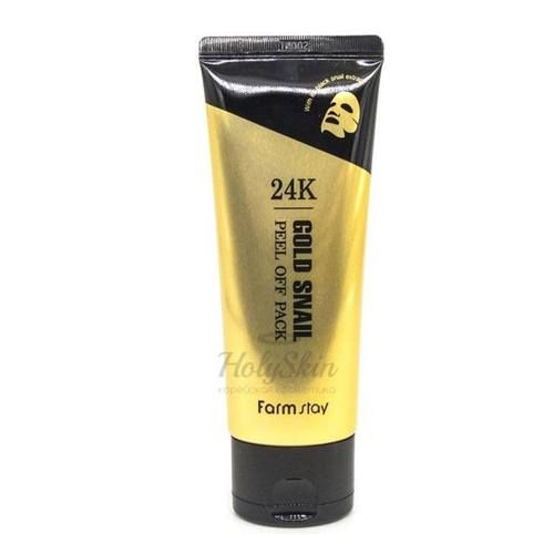 Маска-пленка для лица Farmstay Gold Snail Peel Off Pack