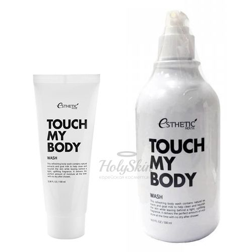 Гель для душа с козьим молоком Esthetic House Touch My Body Goat Milk Body Wash