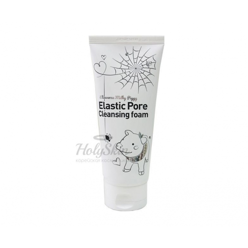 Пенка с древесным углем для очищения пор Elizavecca Milky Piggy Elastic Pore Cleansing foam