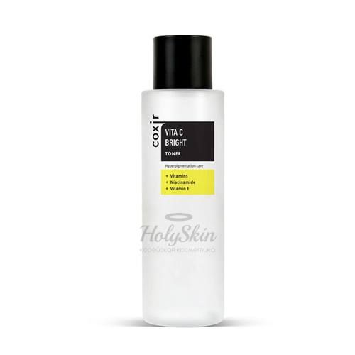 Тонер с витамином С для выравнивания тона кожи Coxir Vita C Bright Toner