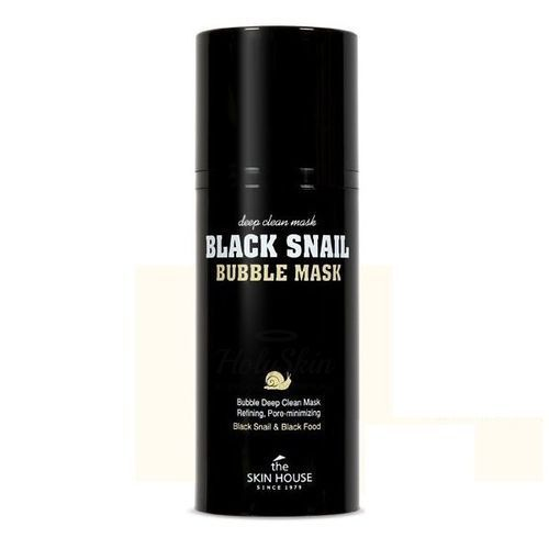 Кислородная маска для лица The Skin House Black Snail Bubble Mask