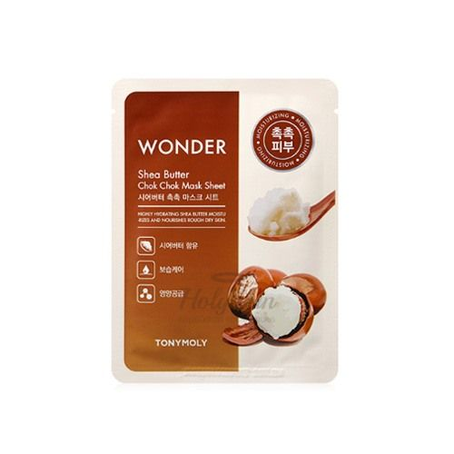 Тканевая маска с маслом ши Tony Moly Wonder Shea Butter Chok Chok Mask