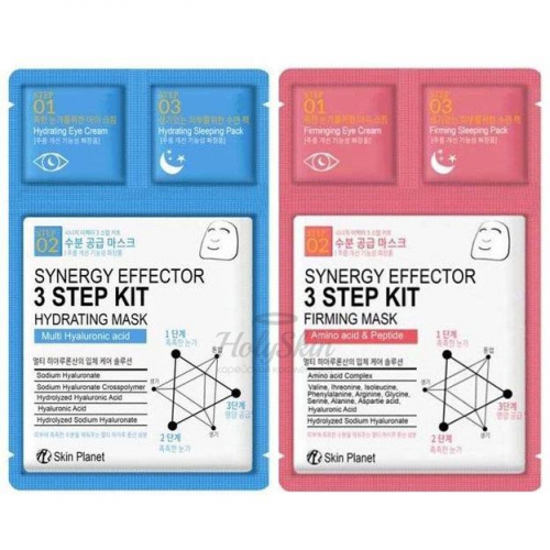 Трехшаговый комплекс для ухода за кожей Mijin Synergy Effector 3-Step Kit