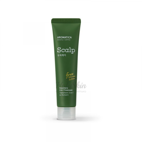 Укрепляющая маска для волос AROMATICA Rosemary Scalp 3-in-1 Treatment