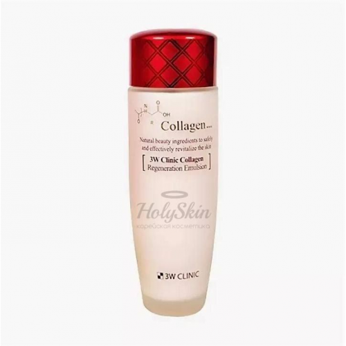 Восстанавливающая эмульсия для лица с коллагеном 3W Clinic Collagen Regeneration Emulsion