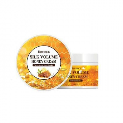 Увлажняющий антивозрастной крем с медом Deoproce Moisture Silk Volume Honey Cream