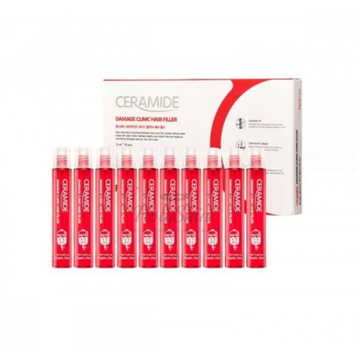 Восстанавливающий филлер для волос Farmstay Ceramide Damage Clinic Hair Filler
