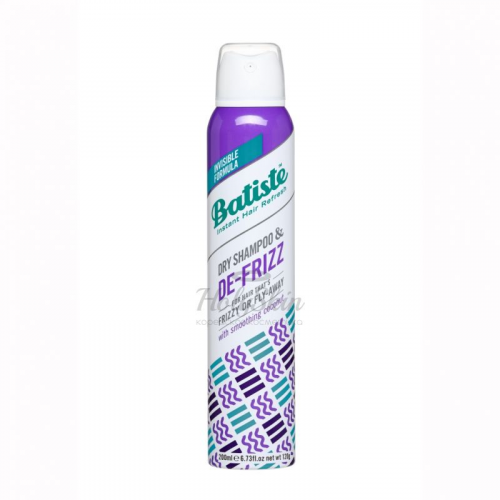 Сухой шампунь для непослушных и вьющихся волос Batiste Dry Shampoo De-Frizz