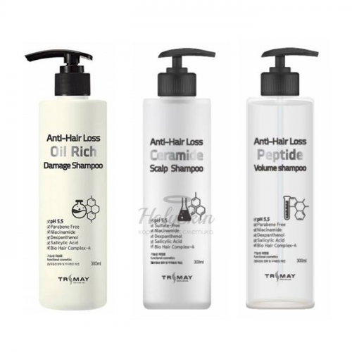 Серия слабокислотных шампуней для волос Trimay Anti-Hair Loss Shampoo