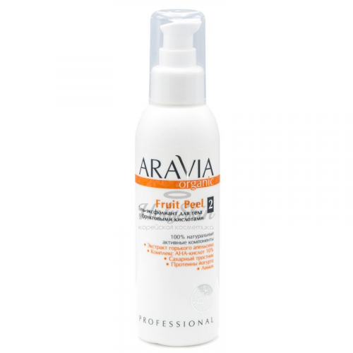 Гель-эксфолиант для тела с фруктовыми кислотами Aravia Professional Aravia Fruit Peel