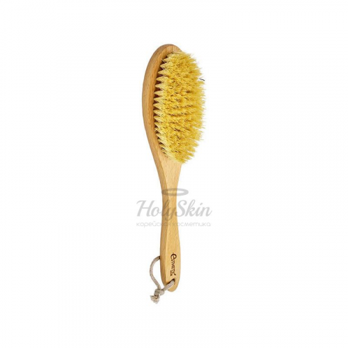 Дренажная щетка для сухого массажа из бука и натуральной щетины Esthetic House Dry Massage Brush