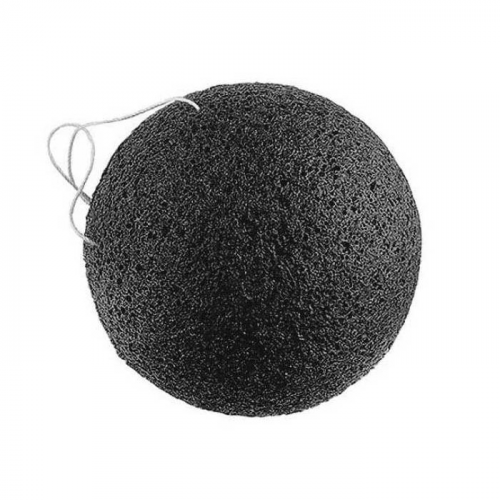 Спонж для умывания с древесным углем The Saem Charcoal Jelly Cleansing Puff
