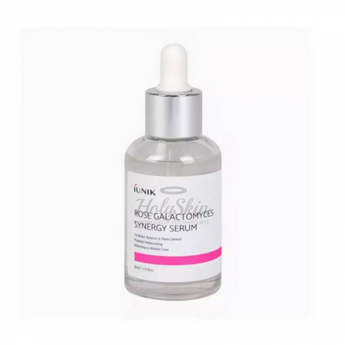Сыворотка для лица на основе галактомисиса и розовой воды IUnik Rose Galactomyces Synergy Serum