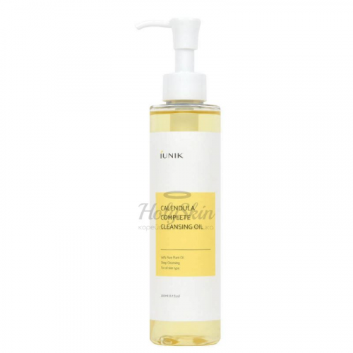 Гидрофильное масло с экстрактом календулы IUnik Calendula Complete Cleansing Oil