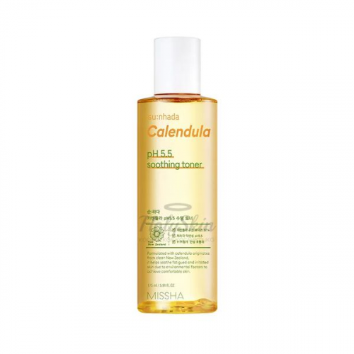 Успокаивающий тонер с календулой Missha Su:Nhada Calendula Ph Balancing and Soothing Toner