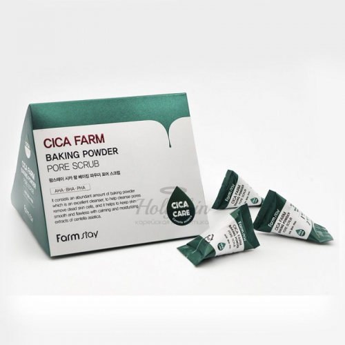 Скраб для очищения пор Farmstay Cica Farm Baking Powder Pore Scrub