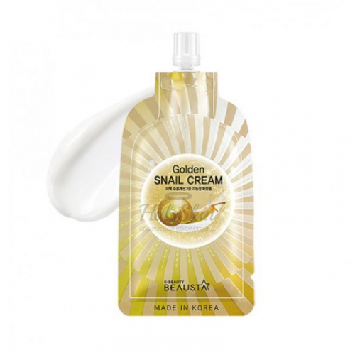Регенерирующий крем для лица с муцином улитки BEAUSTA Golden Snail Cream