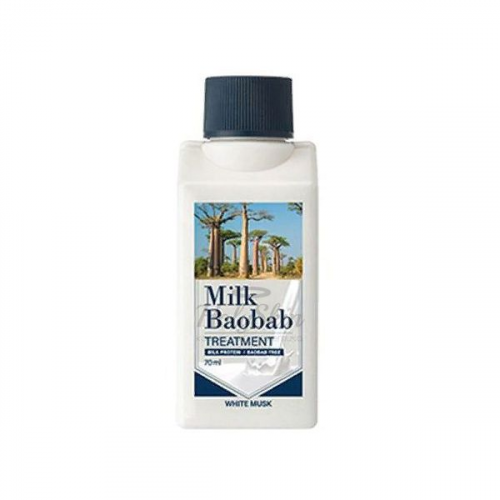 Бальзам для волос с ароматом белого мускуса Milk Baobab Treatment White Musk Travel Edition