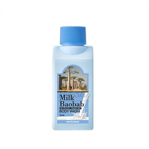 Гель для душа с ароматом белого мускуса Milk Baobab Body Wash White Musk Travel Edition