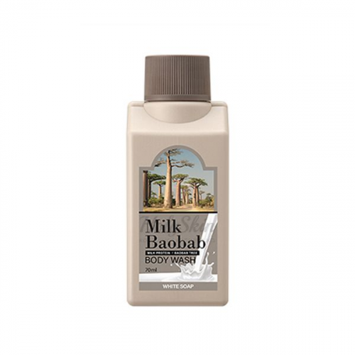 Гель для душа с ароматом белого мыла Milk Baobab Body Wash White Soap Travel Edition