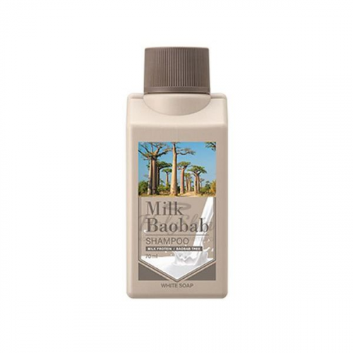 Шампунь для волос с ароматом белого мыла Milk Baobab Shampoo White Soap Travel Edition