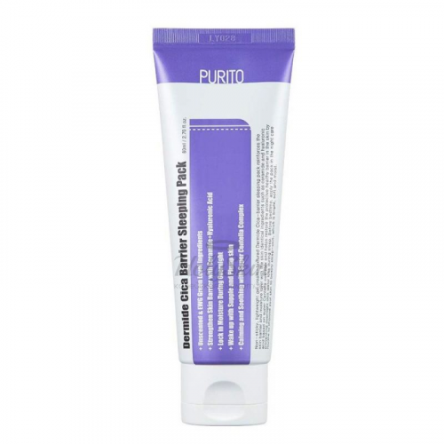 Успокаивающая ночная маска с центеллой PURITO Dermide Cica Barrier Sleeping Pack