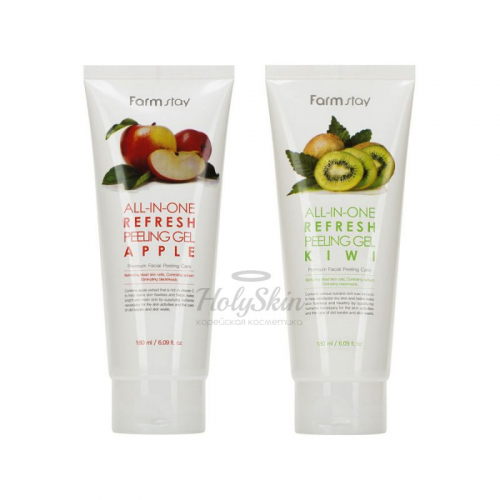 Мягкий гель-пилинг с фруктовыми экстрактами Farmstay All In One Refresh Peeling Gel