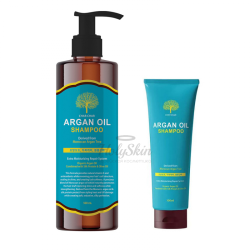 Шампунь для волос с аргановым маслом Evas Char Char Argan Oil Shampoo