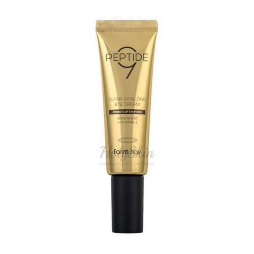 Омолаживающий крем для век с пептидным комплексом Farmstay Peptide9 Super Vitalizing Eye Cream