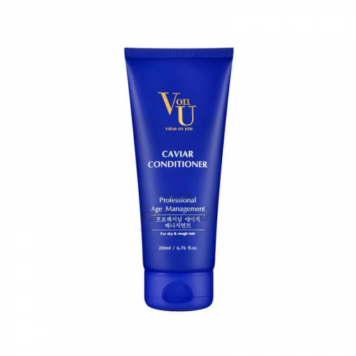 Увлажняющий кондиционер для волос с экстрактом икры Von-U Caviar Conditioner