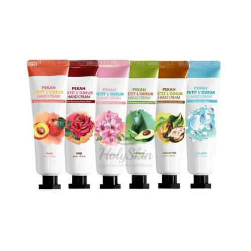 Крем для рук на основе растительных экстрактов и масел PEKAH Petit L'Odeur Hand Cream