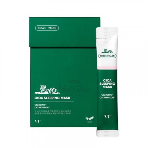 Увлажняющая ночная маска для проблемной и чувствительной кожи VT Cosmetic Cica Moisture Sleeping Mask