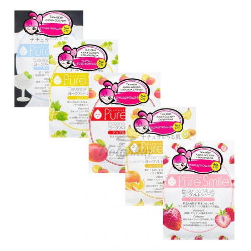 Тканевые маски для лица на йогуртовой основе SunSmile Pure Smile Yogurt Essence Mask