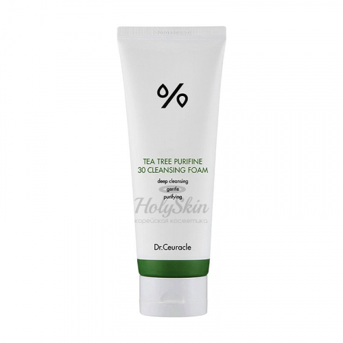 Пенка для умывания с экстрактом чайного дерева Dr. Ceuracle Tea Tree Purifine 30 Cleansing Foam