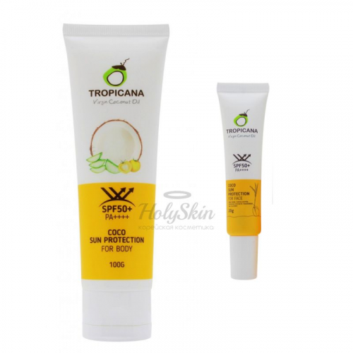 Солнцезащитный крем для лица TROPICANA Coco Sun Protection