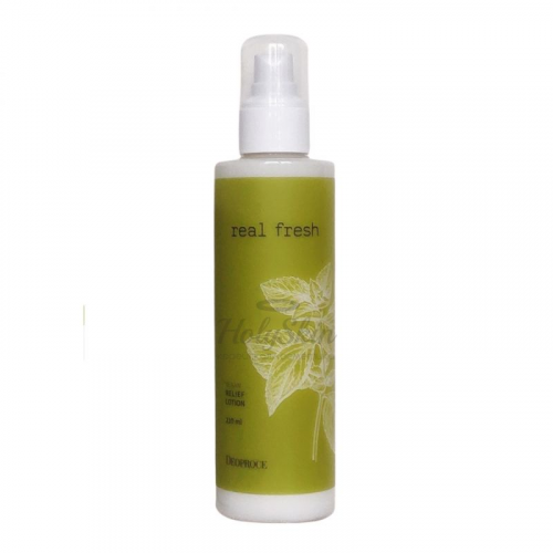 Лосьон для лица с растительными экстрактами Deoproce Real Fresh Vegan Relief Lotion