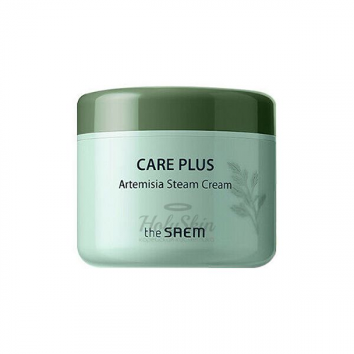 Успокаивающийкрем для чувствительной кожи The Saem Care Plus Artemisia Steam Cream