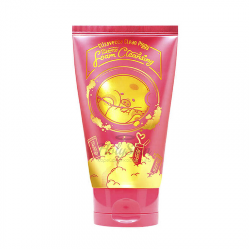 Очищающая пена для умывания с экстрактами ягод Elizavecca Clean Piggy Pinkenergy Foam Cleansing