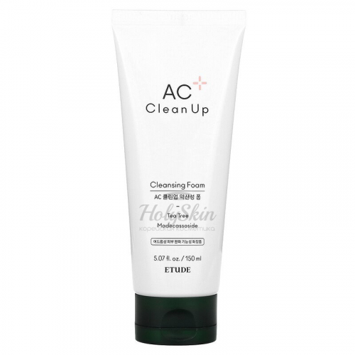 Ежедневная пенка для очищения проблемной кожи Etude House AC Clean Up Cleansing Foam