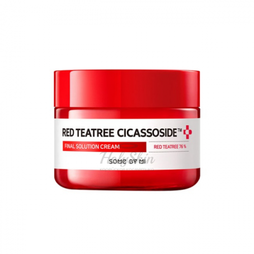 Успокаивающий крем с красным чайным деревом Some By Mi Red Tea Tree Cicassoside Final Solution Cream