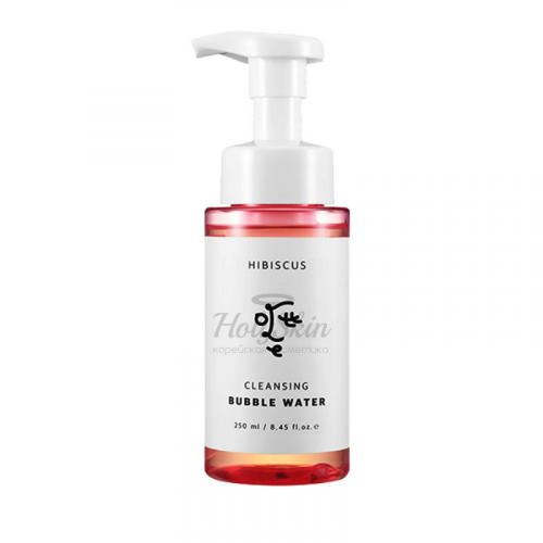 Мицеллярная вода с экстрактом гибискуса и пребиотиками Ottie Hibiscus Cleansing Bubble Water