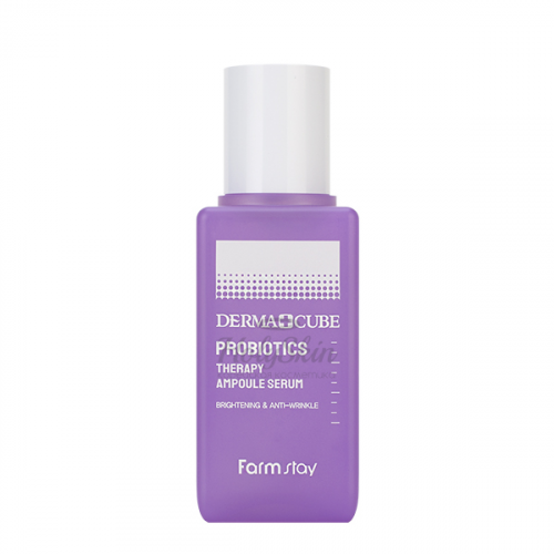 Сыворотка с пробиотиками для комплексного восстановления кожи Farmstay Derma Cube Probiotics Therapy Ampoule Serum