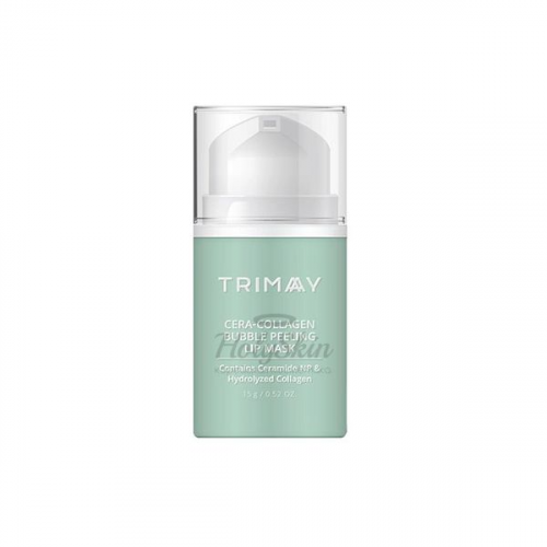 Пилинг-маска для губ Trimay Cera-Collagen Bubble Peeling Lip Mask