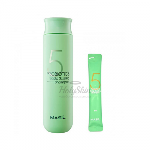 Глубокоочищающий шампунь с пробиотиками MASIL 5 Probiotics Scalp Scaling Shampoo