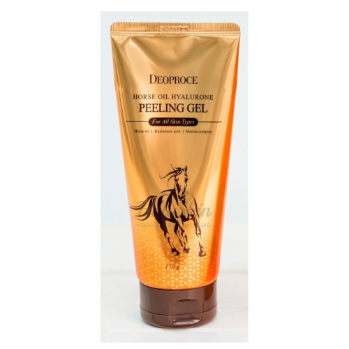 Пилинг-гель с лошадиным жиром и гиалуроновой кислотой Deoproce Horse Oil Hyalurone Peeling Gel