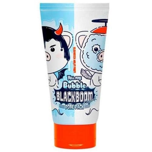 Черная кислородная маска Elizavecca Hell Pore Bubble Blackboom Pore Pack