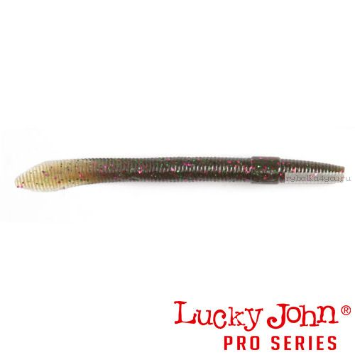 Виброхвост Lucky John Pro Series WACKY WORM 5,4" / 137 мм / цвет S21 / 8 шт