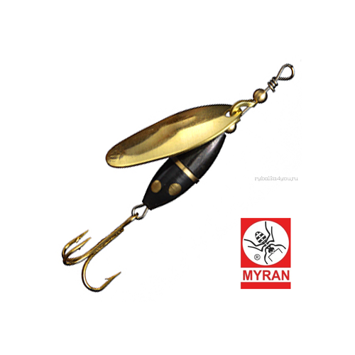 Блесна вертушка Myran Panter 10гр / цвет: Guld 6483-02