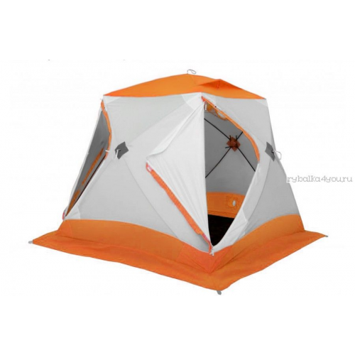 Палатка зимняя Лотос Куб Классик С9 Оранжевая (модель 2018)
