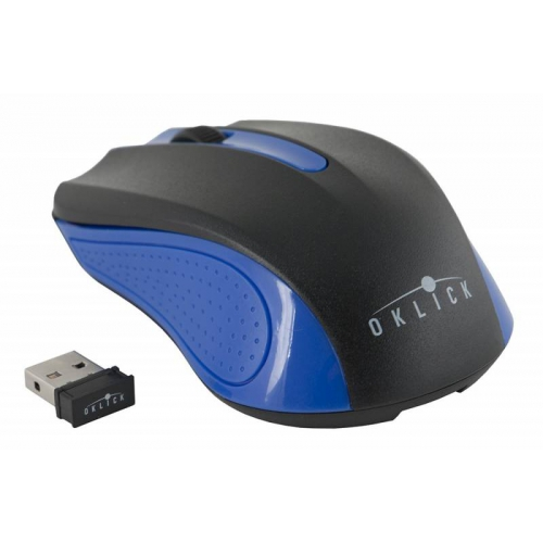 Мышь oklick 485MW USB, черно-синяя 485MW Black&Blue